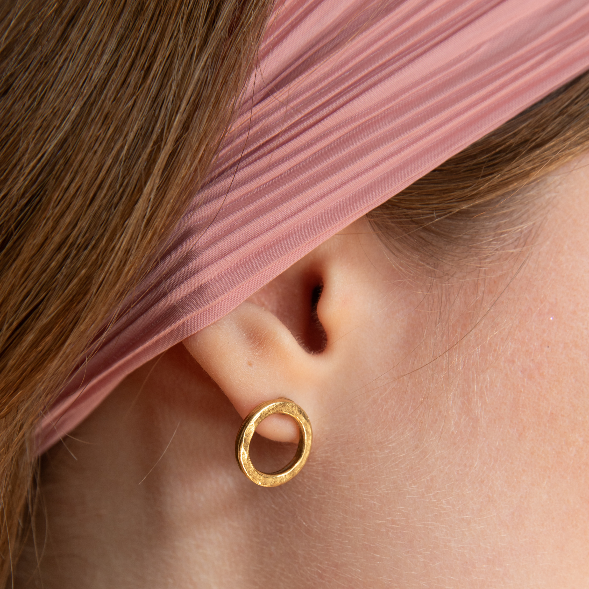 Flat O Earrings