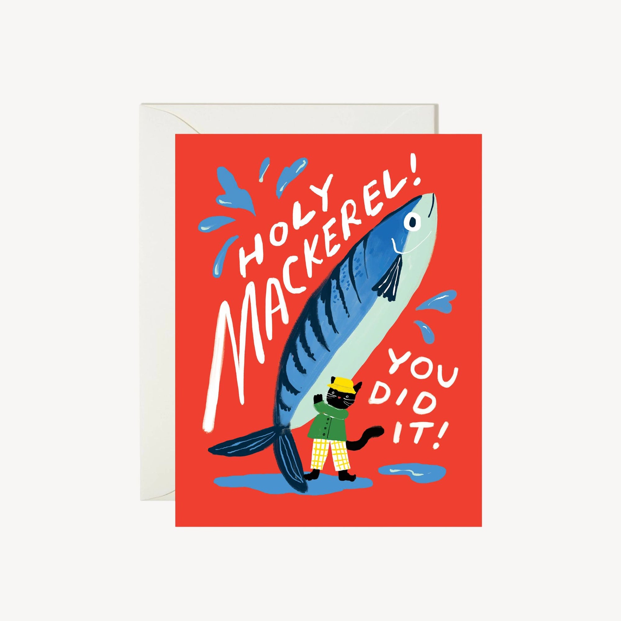 Holy Mackerel Congrats Greeting Card