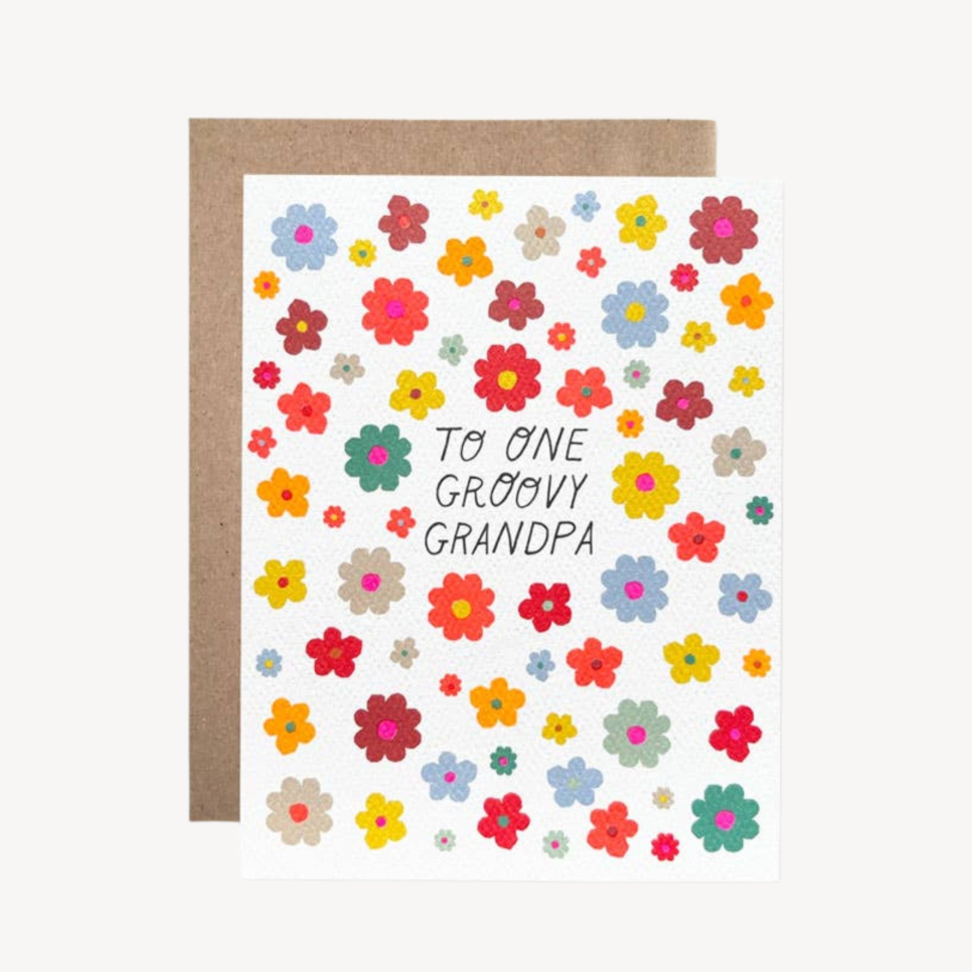 Groovy Grandpa Greeting Card