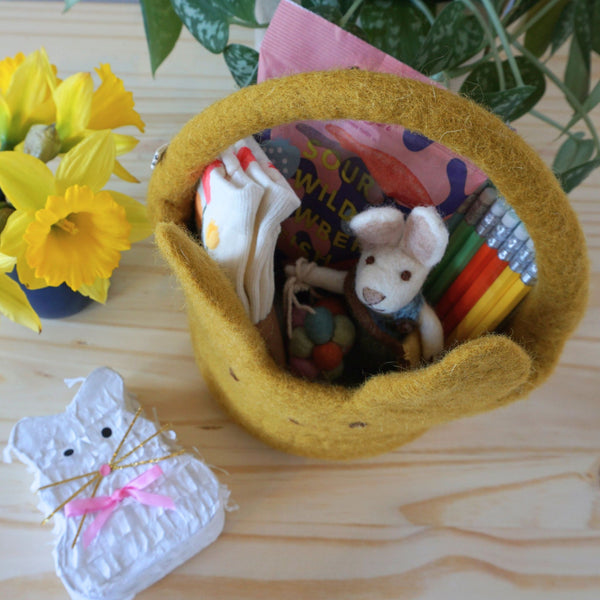 Big Bunny Wool Basket