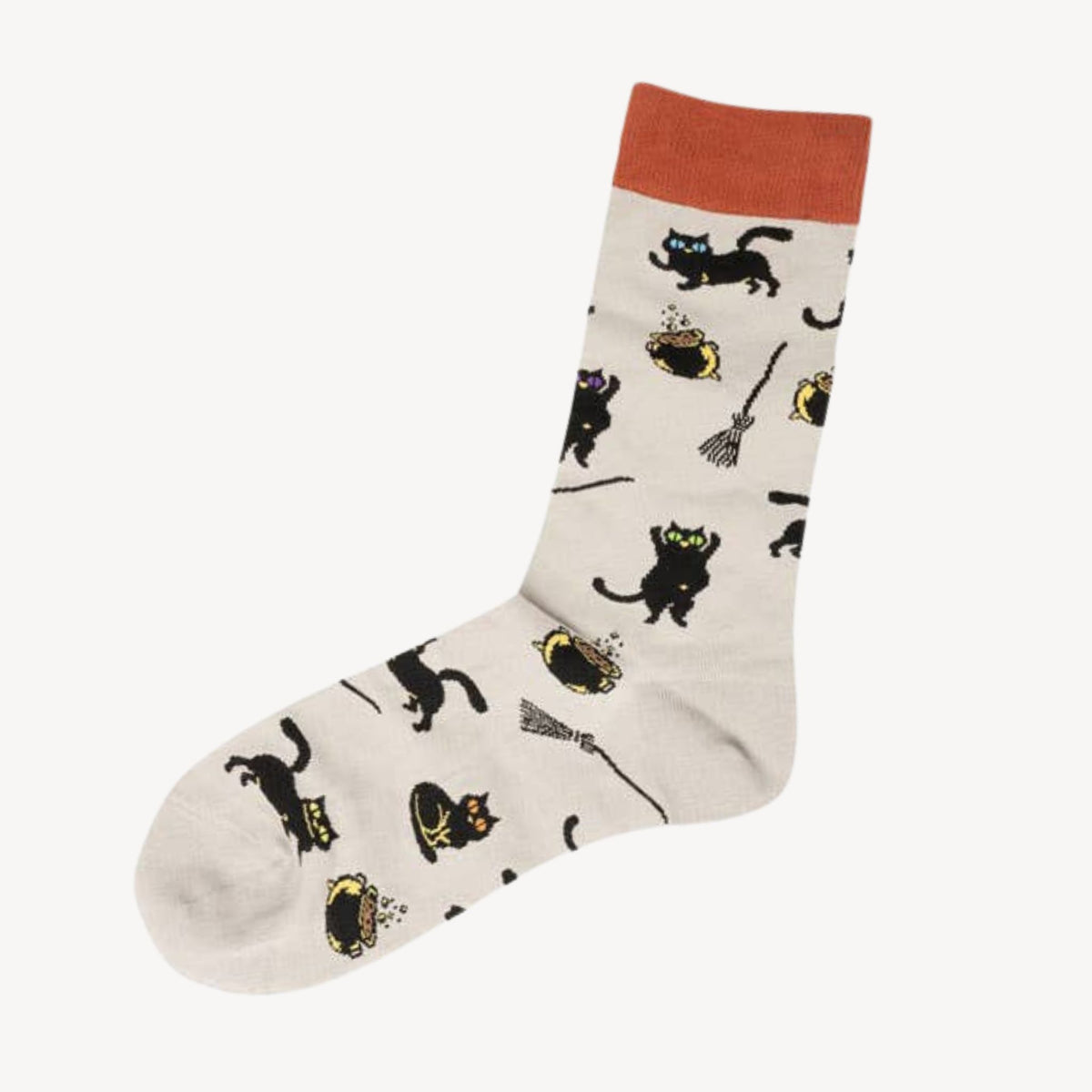 Cats, Cauldrons, & Broomsticks Socks