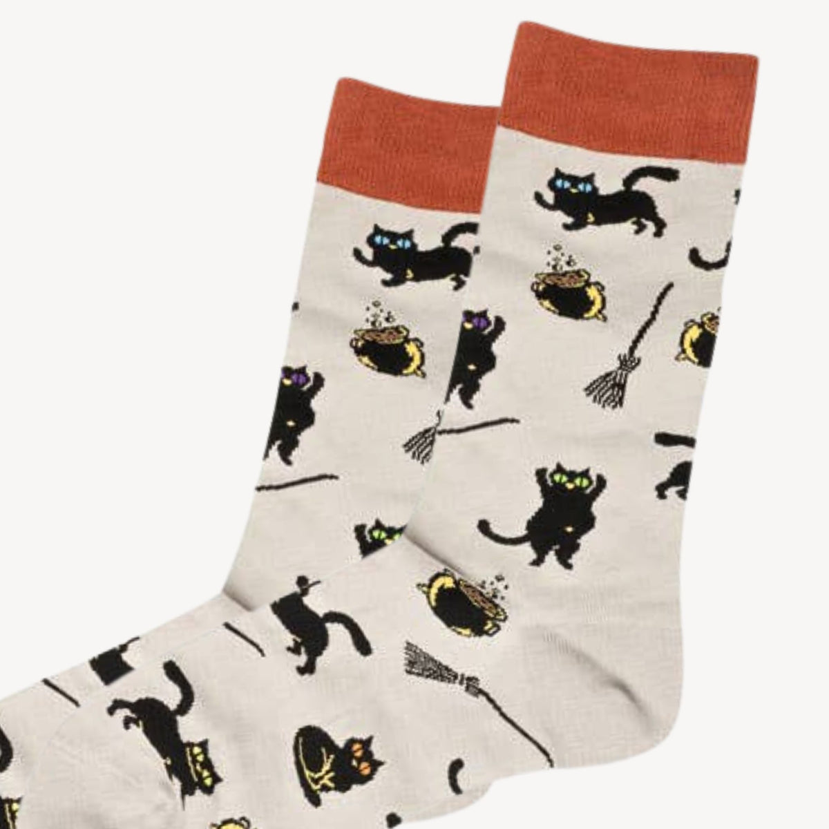 Cats, Cauldrons, & Broomsticks Socks