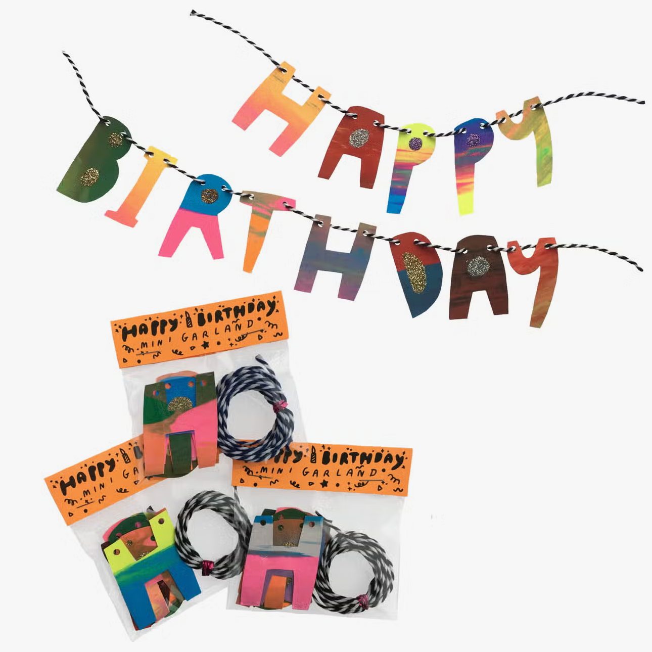 Happy Birthday Mini Garland - RIDER
