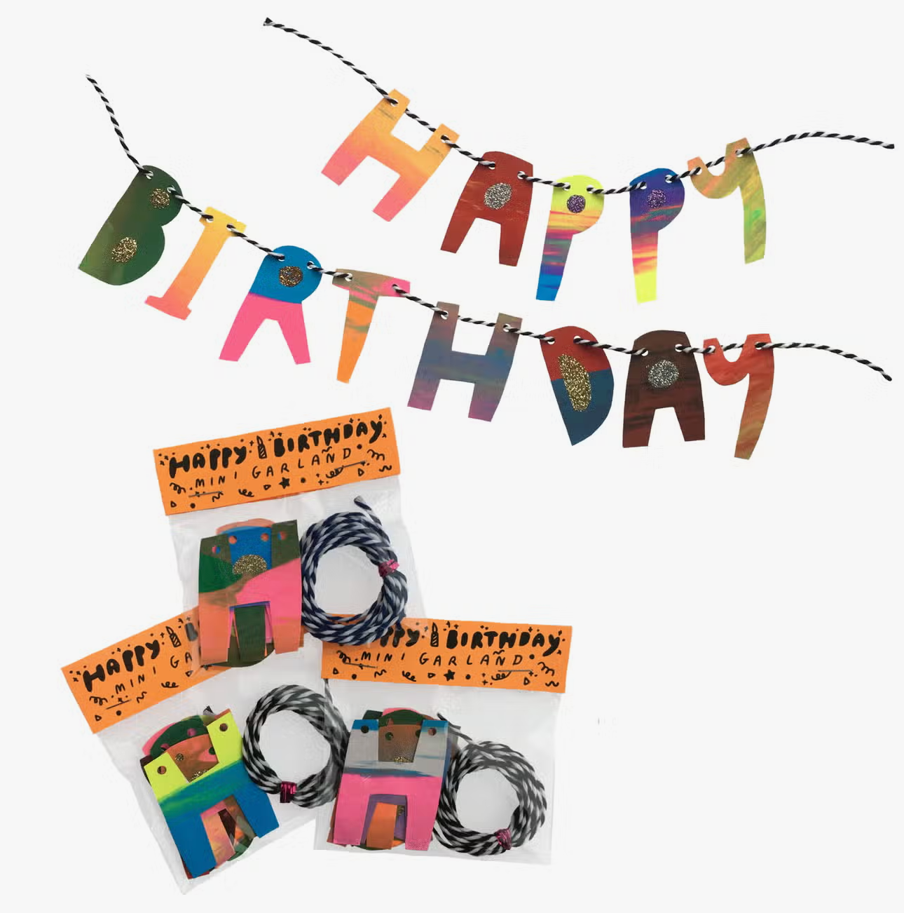 Happy Birthday Mini Garland - RIDER