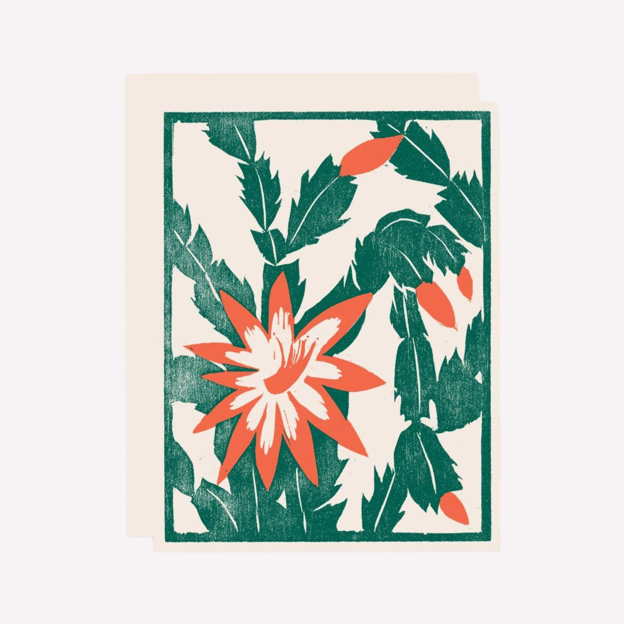Holiday Cactus Greeting Card