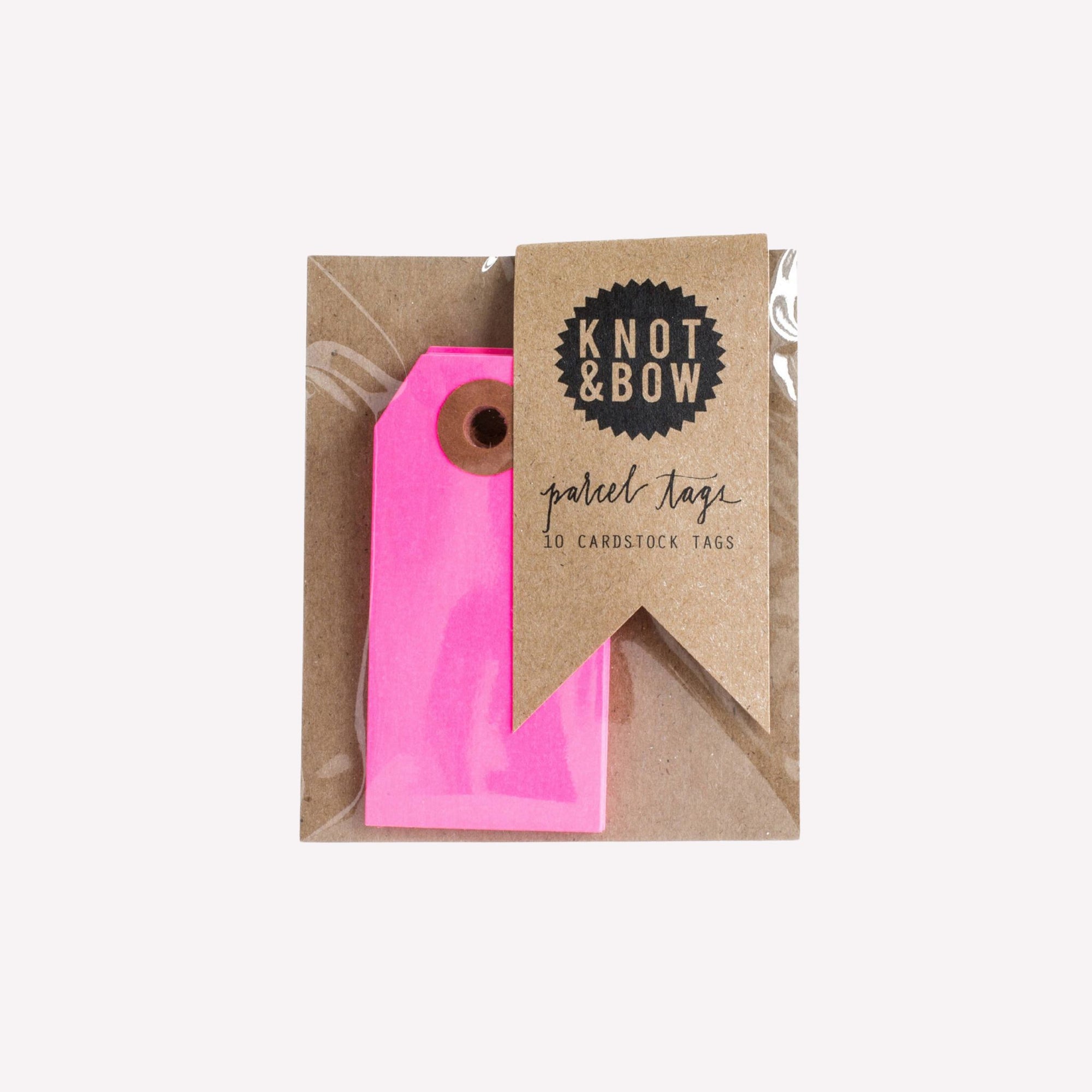 Neon Pink Gift Tags