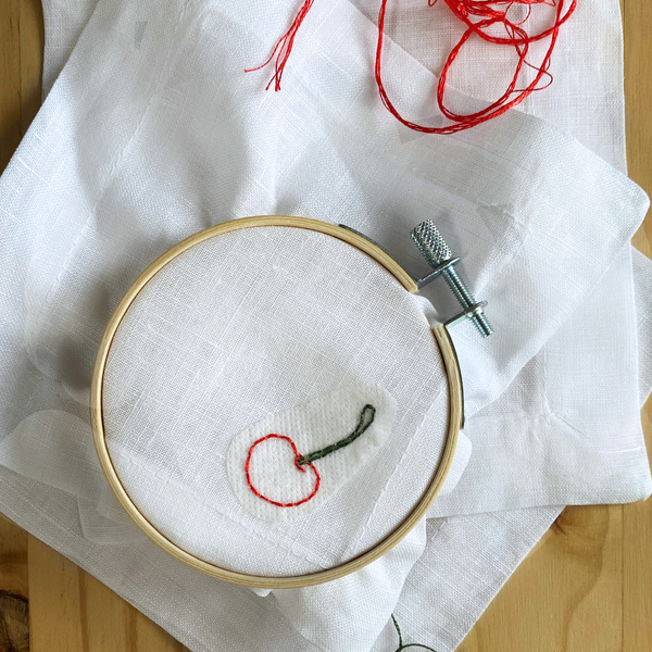 Cocktail Napkin Embroidery Kit