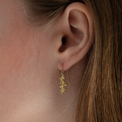 Budding Twigs Earrings by Lisa Medoff Designs, featuring delicate gold twig-inspired design with elegant detailing.