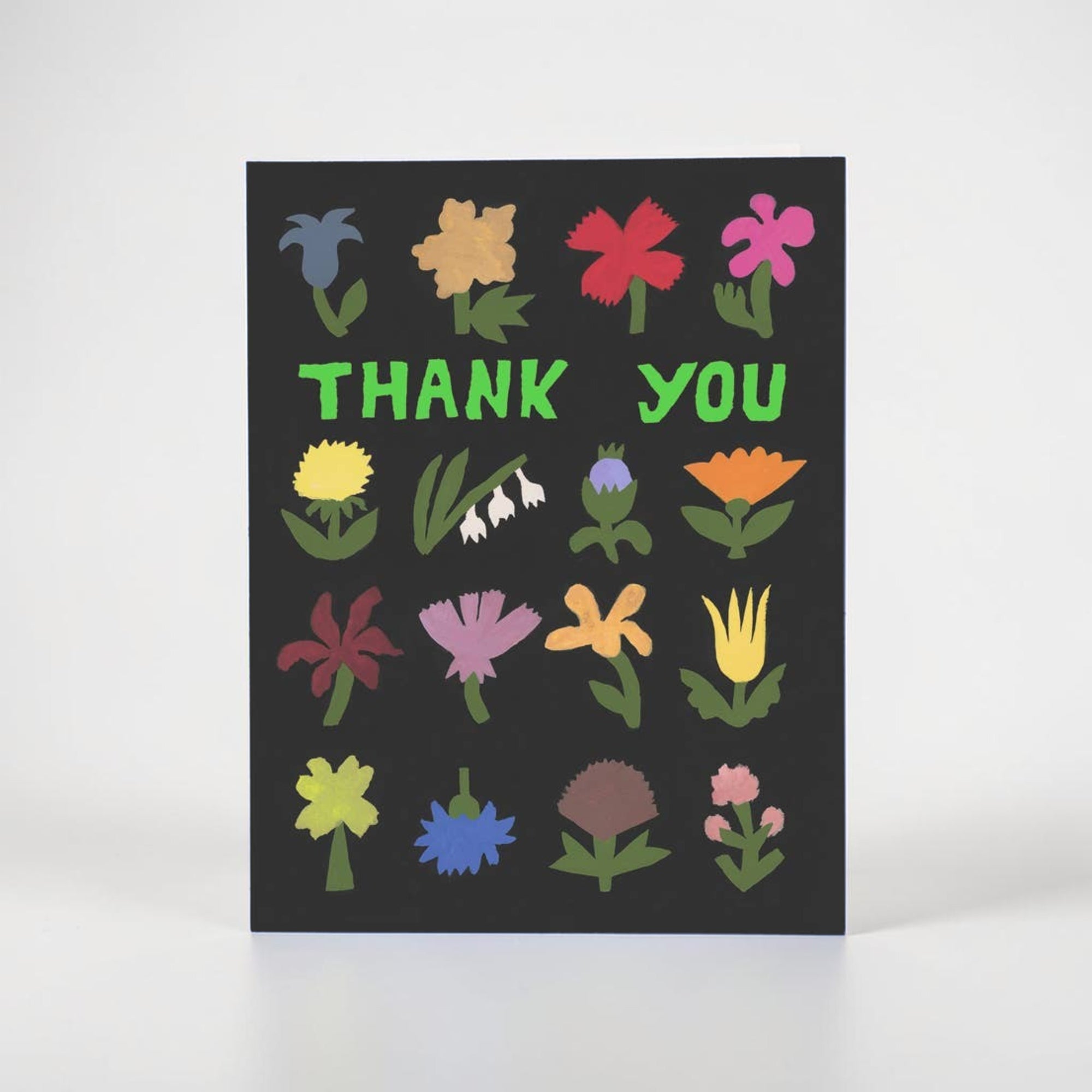 Little Flowers Thank You Greeting Card