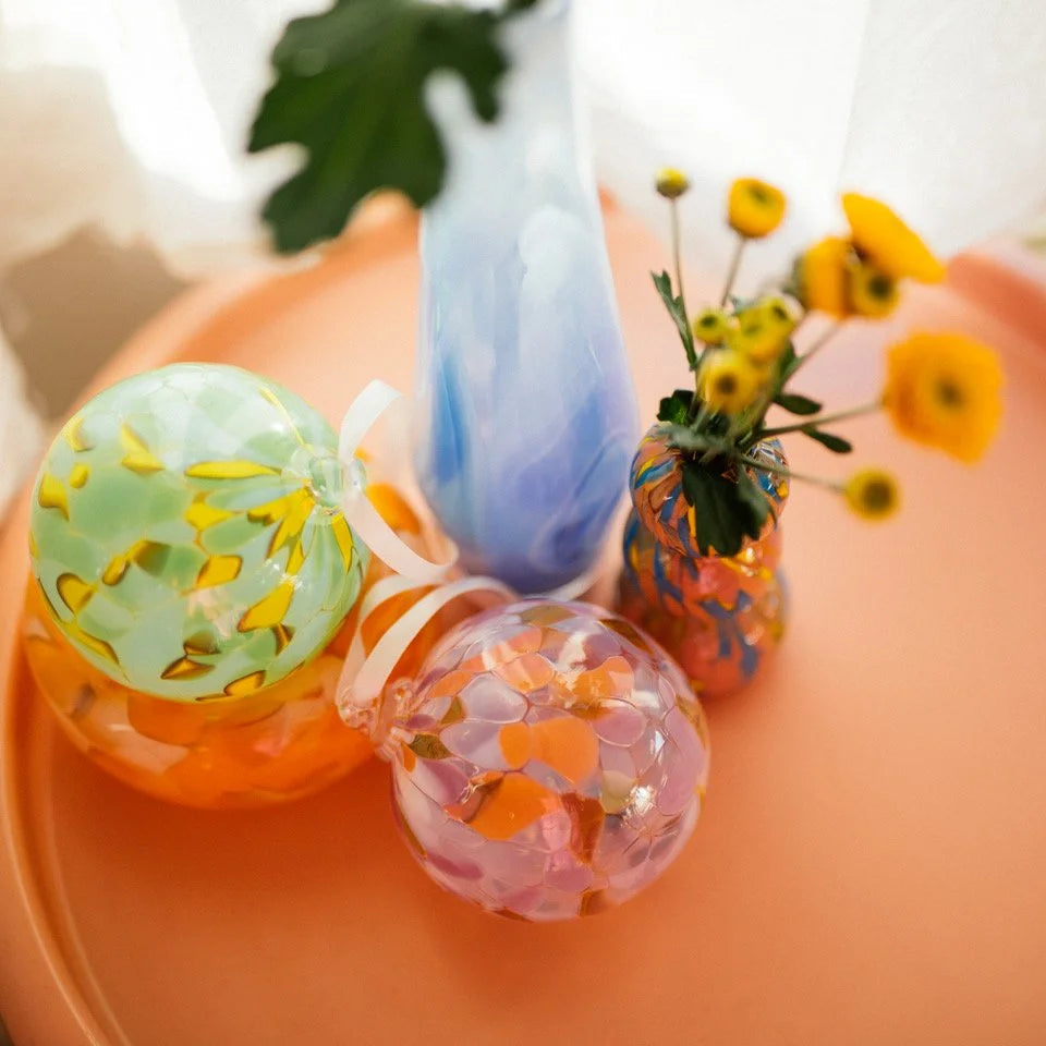 Glass Blown Neapolitan Orb