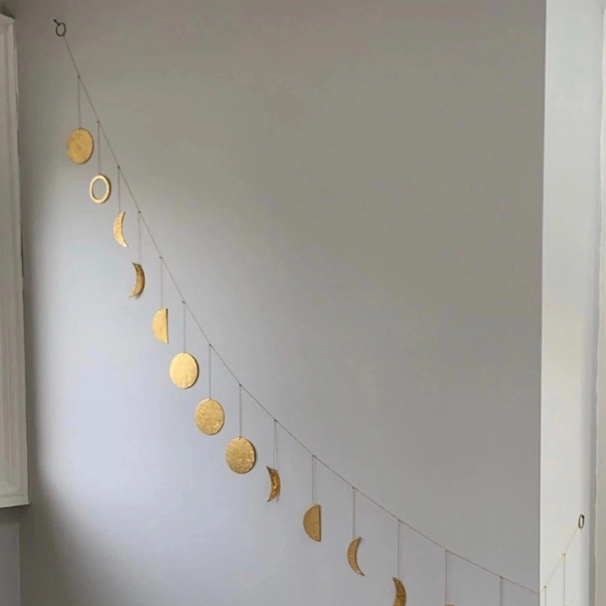 Brass Moon Phases Garland