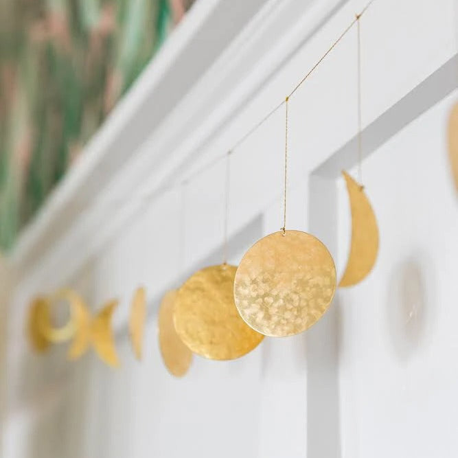 Brass Moon Phases Garland