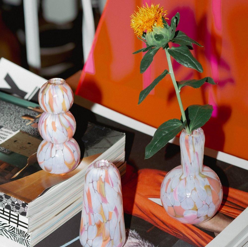 Neapolitan mini vase by Maria Ida Designs featuring a colorful, modern design and compact size for decorative use.