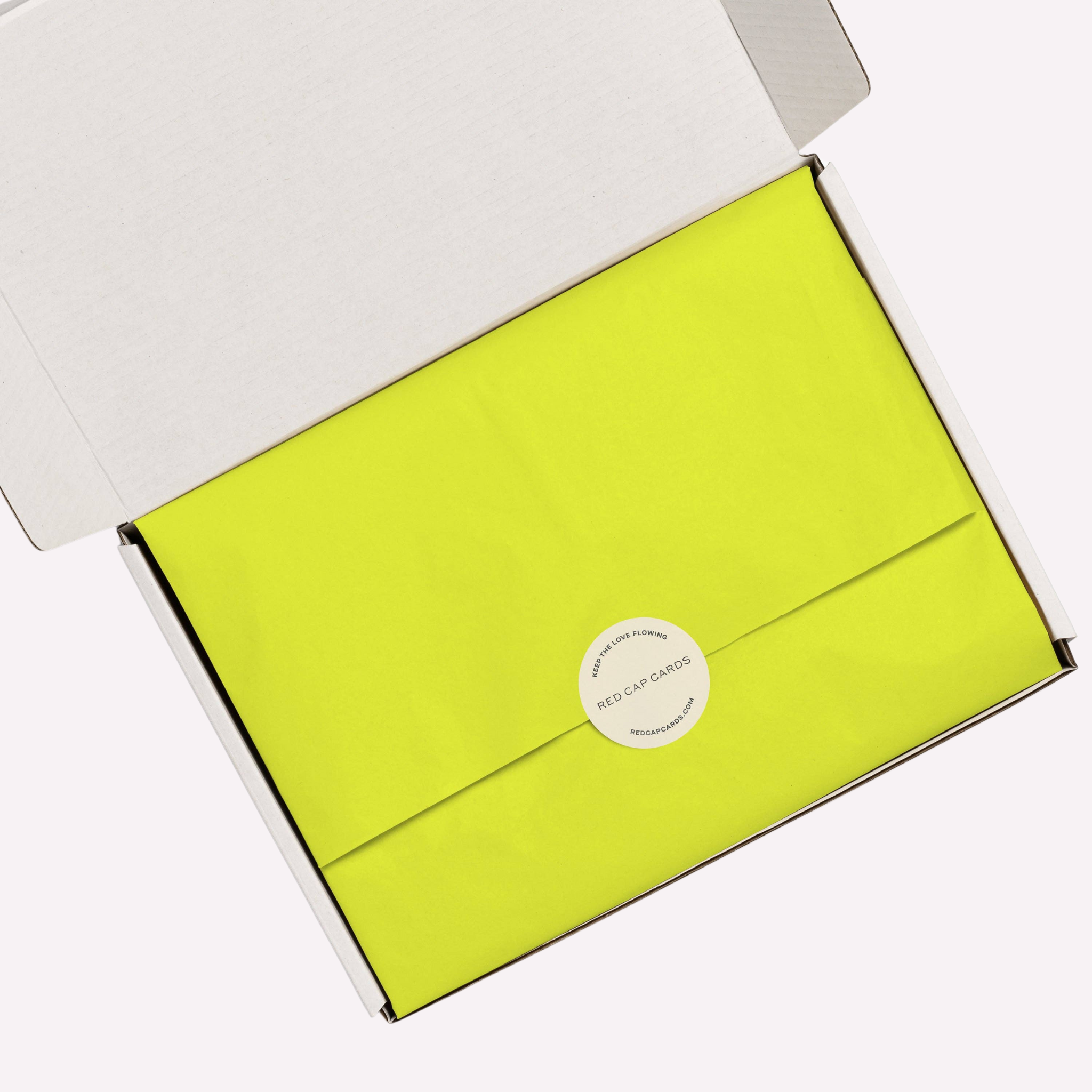 Neon Yellow Tissue Paper - RIDER
