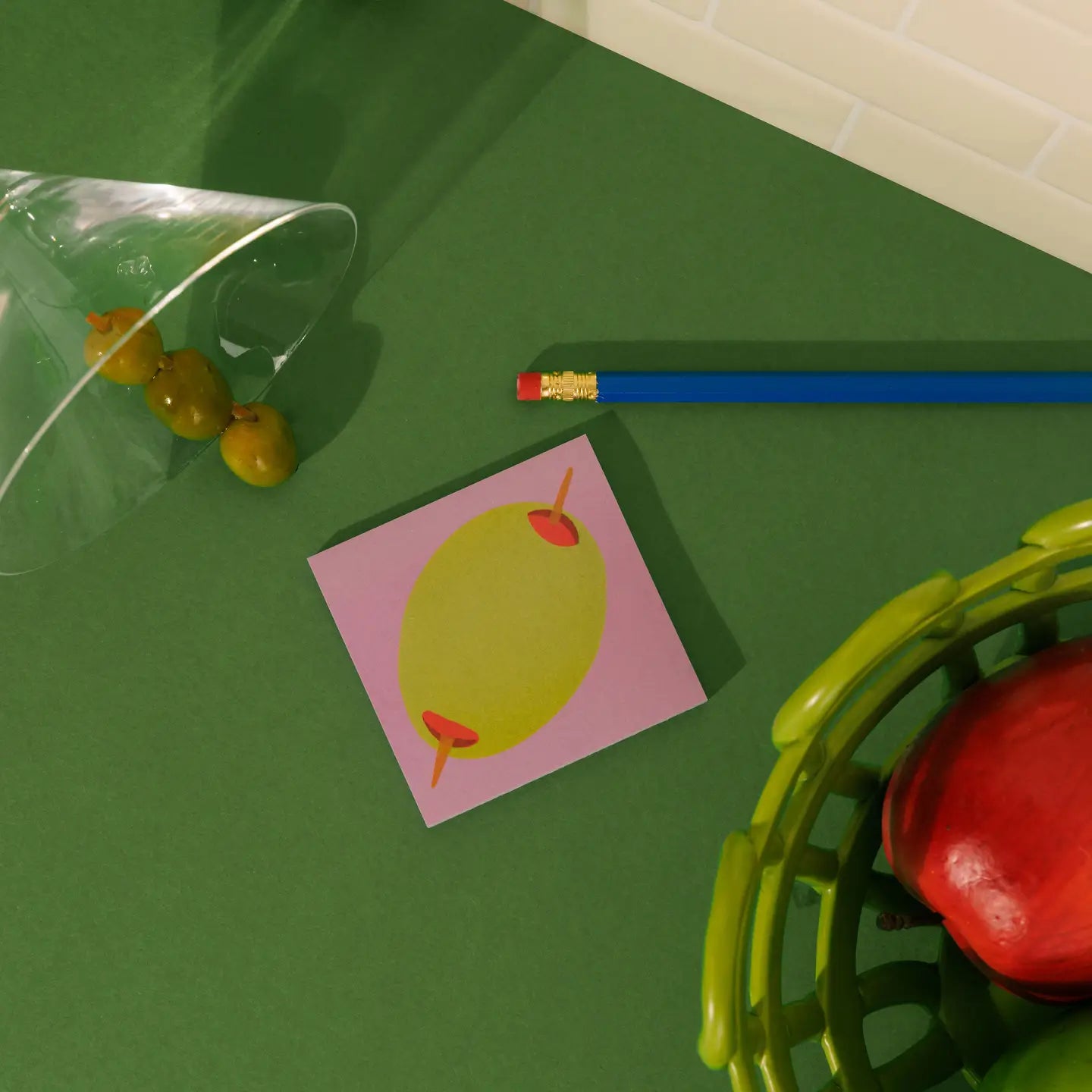 Olive Sticky Notes - RIDER