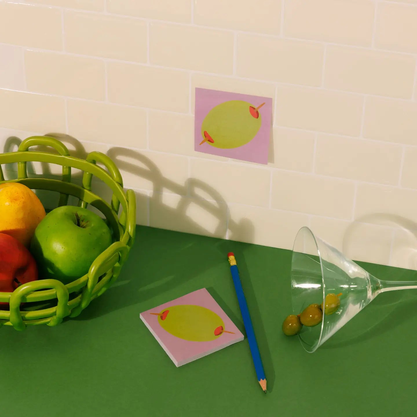 Olive Sticky Notes - RIDER