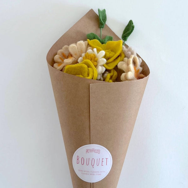 Golden Felt Bouquet