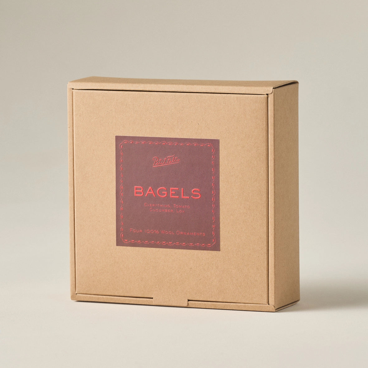 Bagel Box Ornament Set
