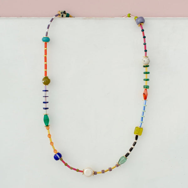 Prism Beaded Friendship Necklace