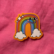 Silly Rainbow Sticker - RIDER
