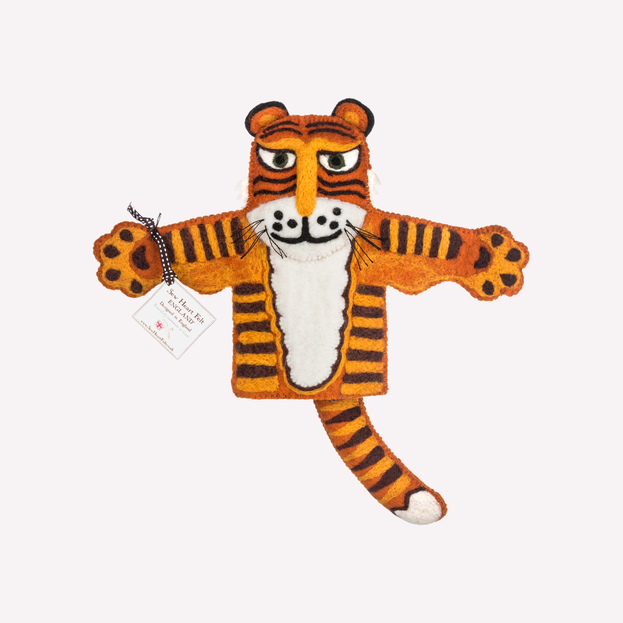 Raj the Tiger Hand Puppet - RIDER