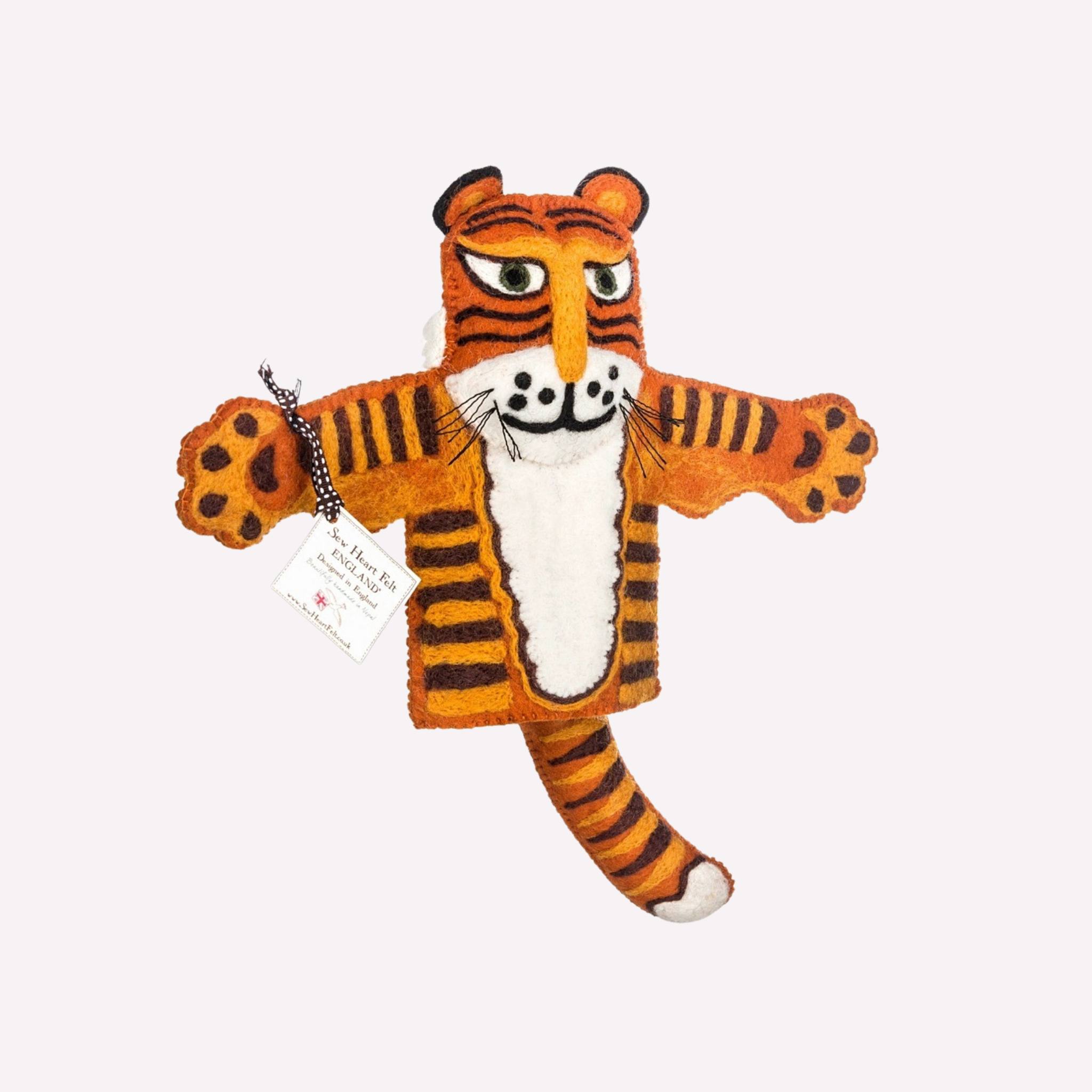 Raj the Tiger Hand Puppet - RIDER