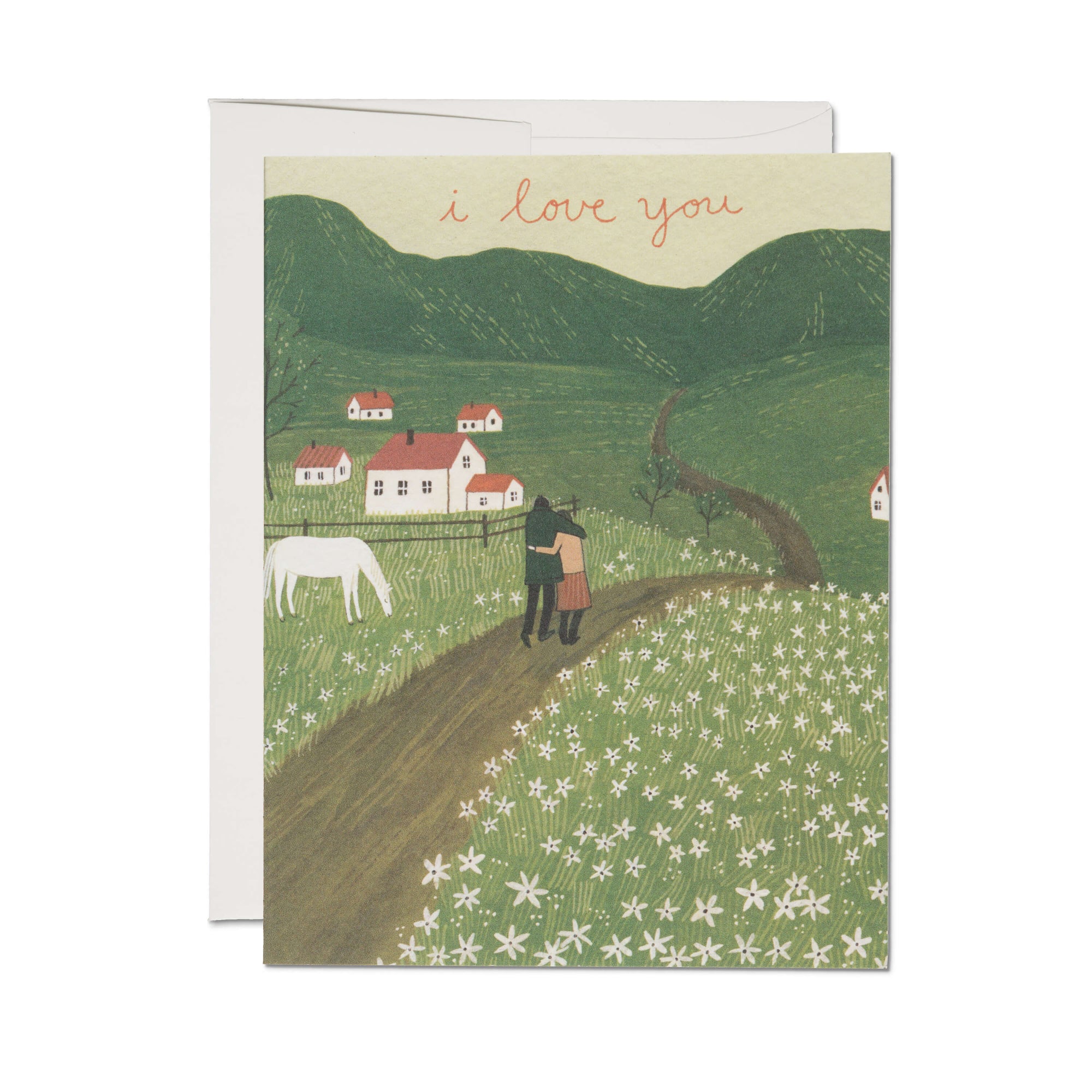 Along The Road Greeting Card