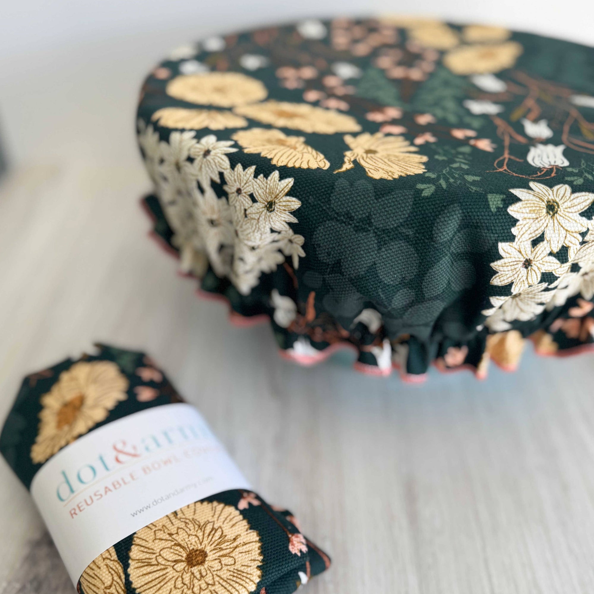 Enchanted Garden Reusable Bowl Cover
