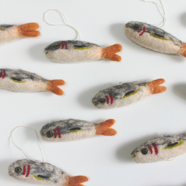 Sardine Ornament Set