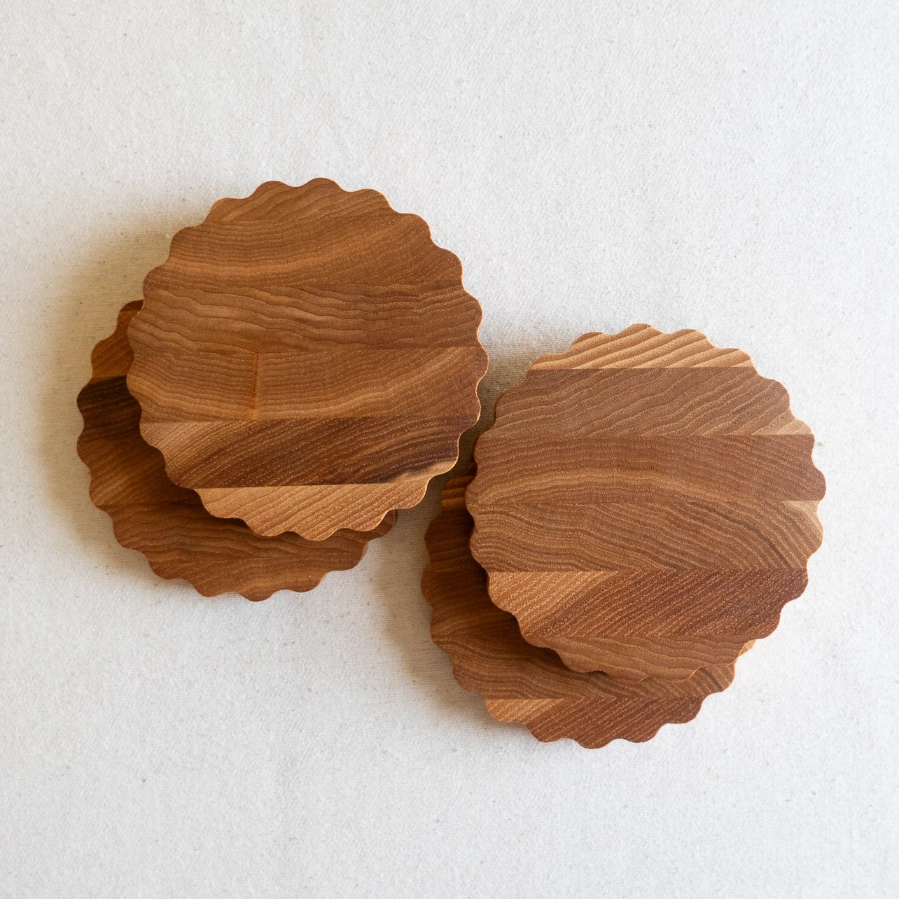 Scalloped Coasters