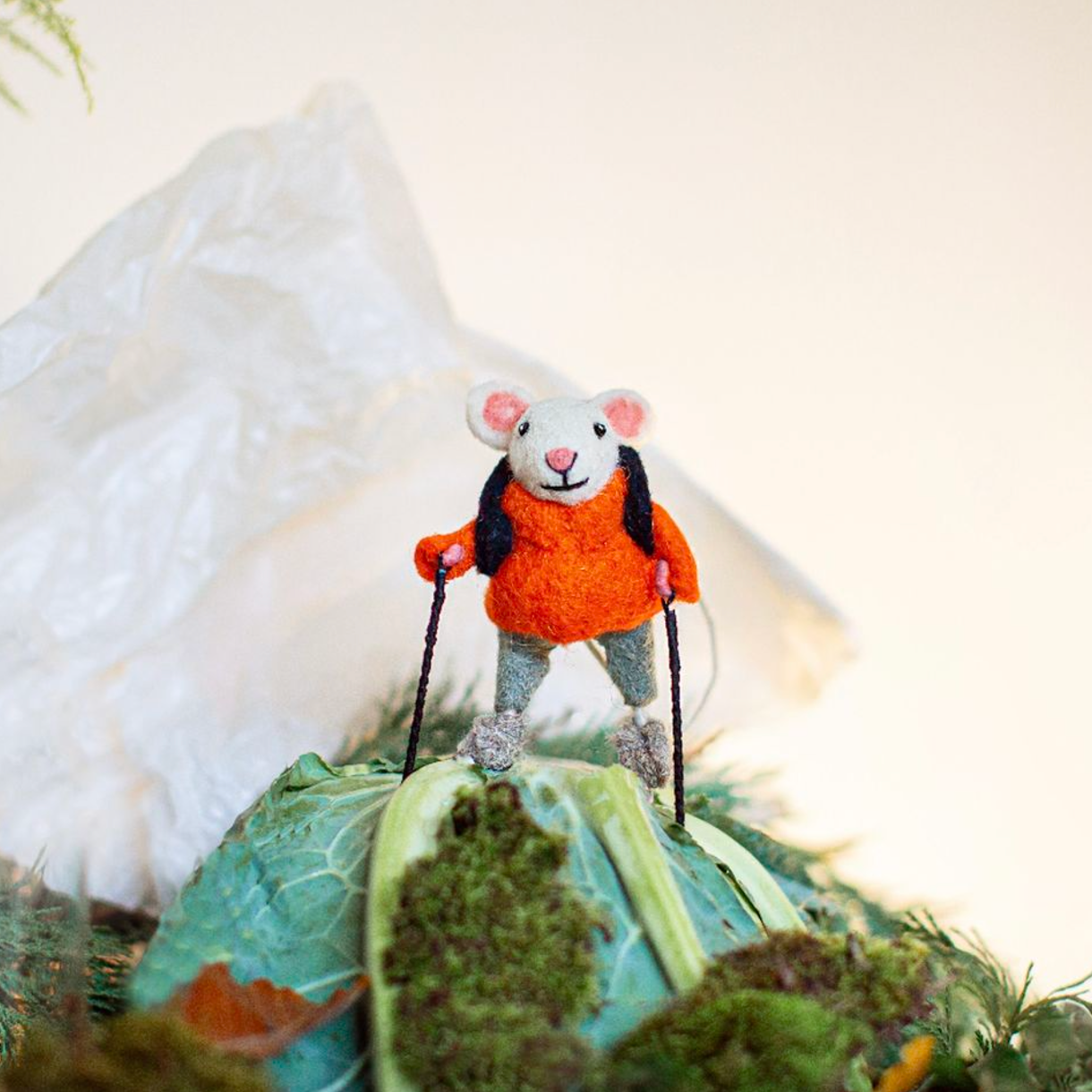 Hiking Felt Mouse