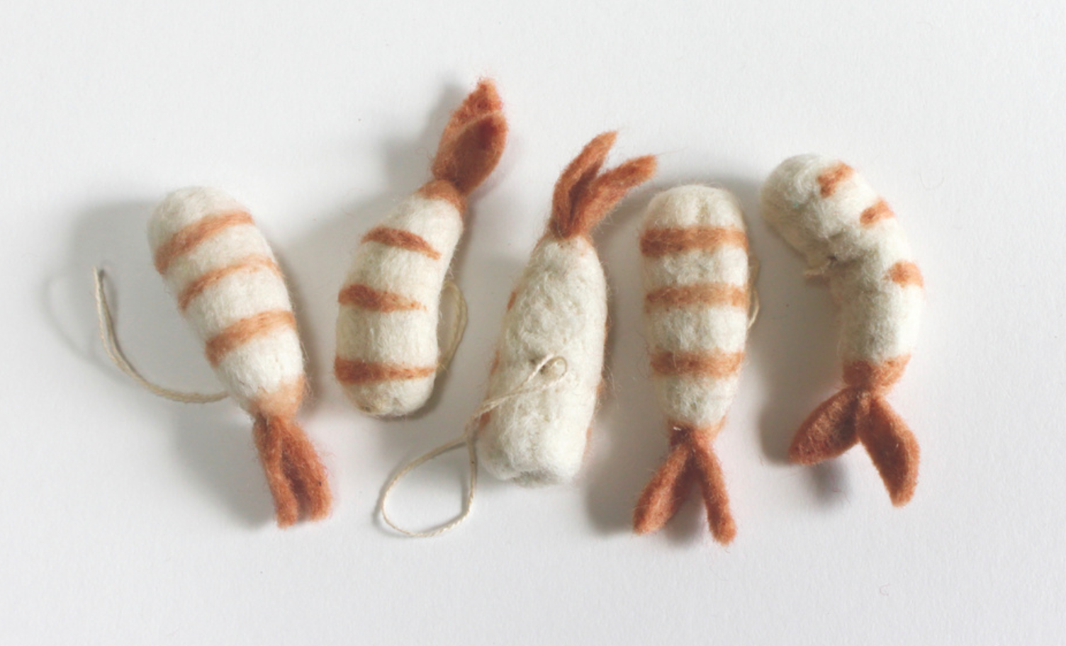 Shrimp Cocktail Ornament Set