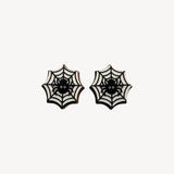 Wood Spider Web Studs