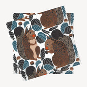 Squirrel Cocktail Napkin Set