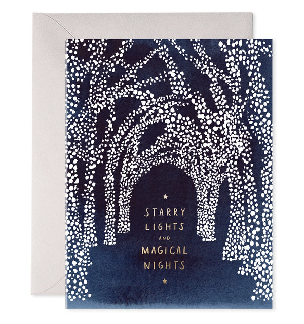 Starry Lights Greeting Card