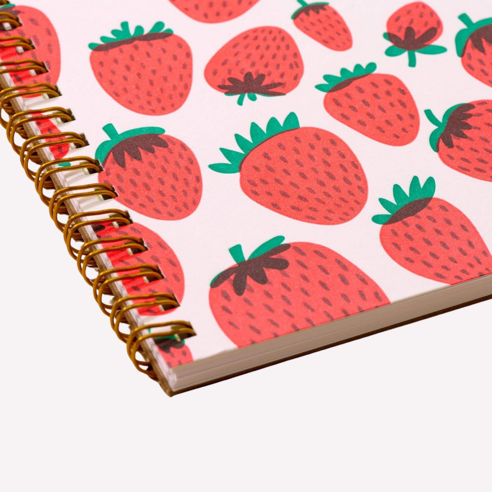 Strawberry A5 Spiral Notebook