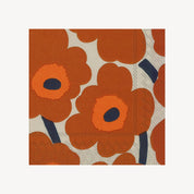 Terracotta Floral Cocktail Napkin Set