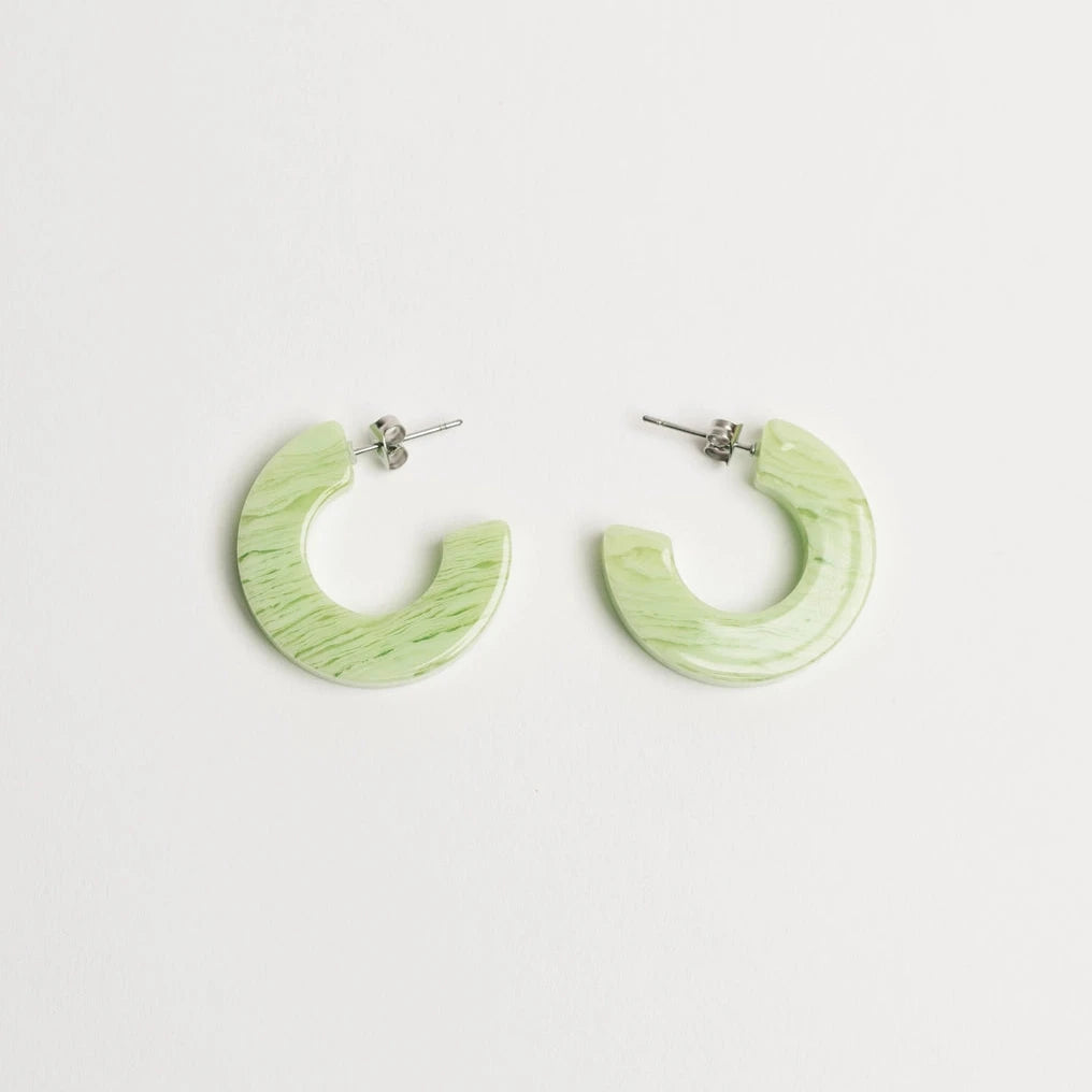 Ray Hoop Earrings