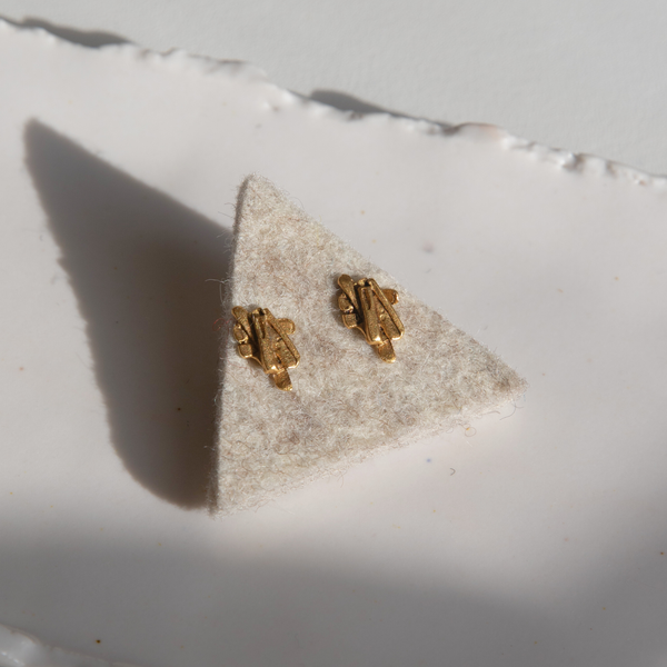 Bar Stack Stud Earrings