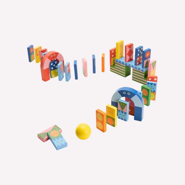 Topple Twist Dominoes