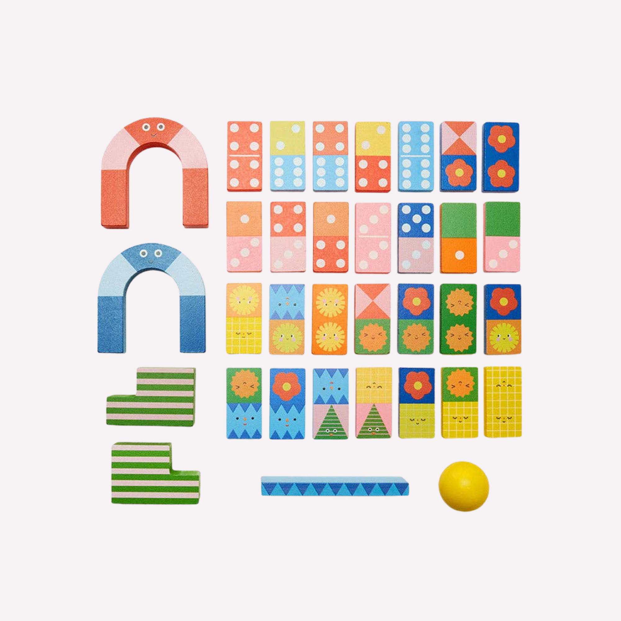 Topple Twist Dominoes