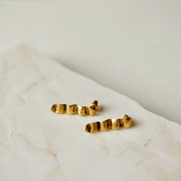 Wave Stud Earrings