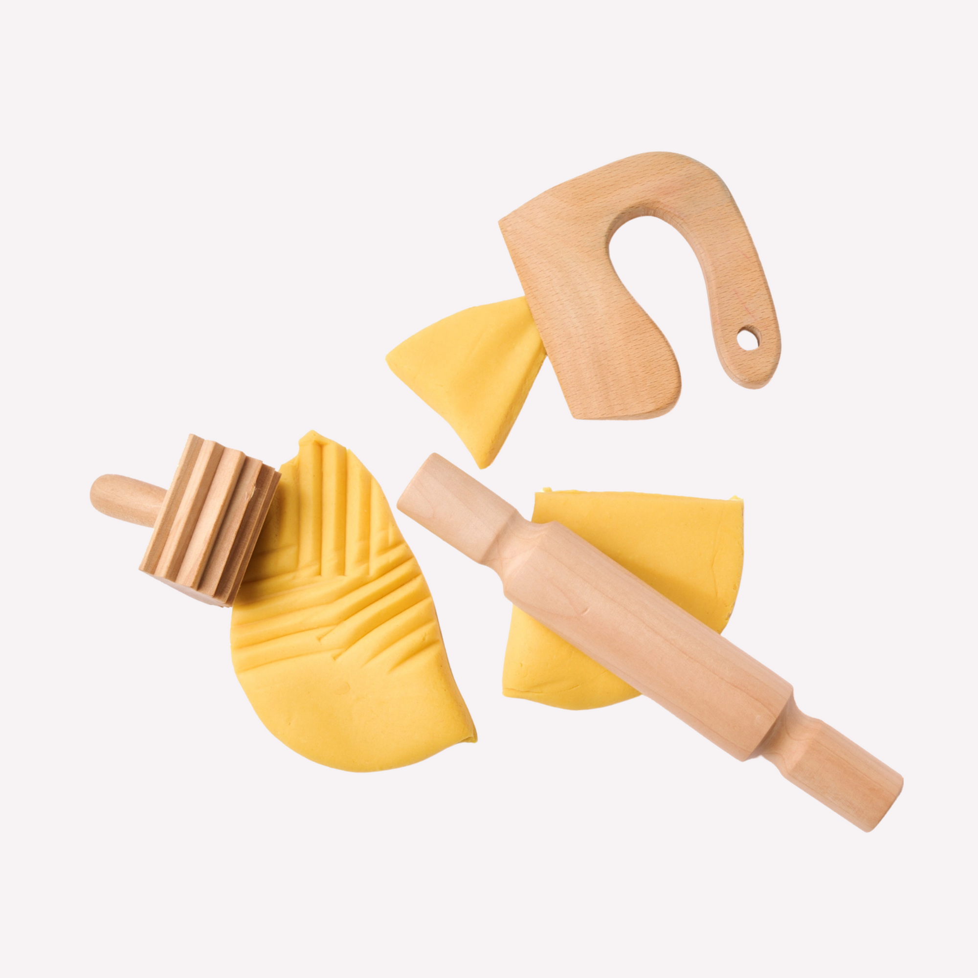 Wooden Dough Play Set