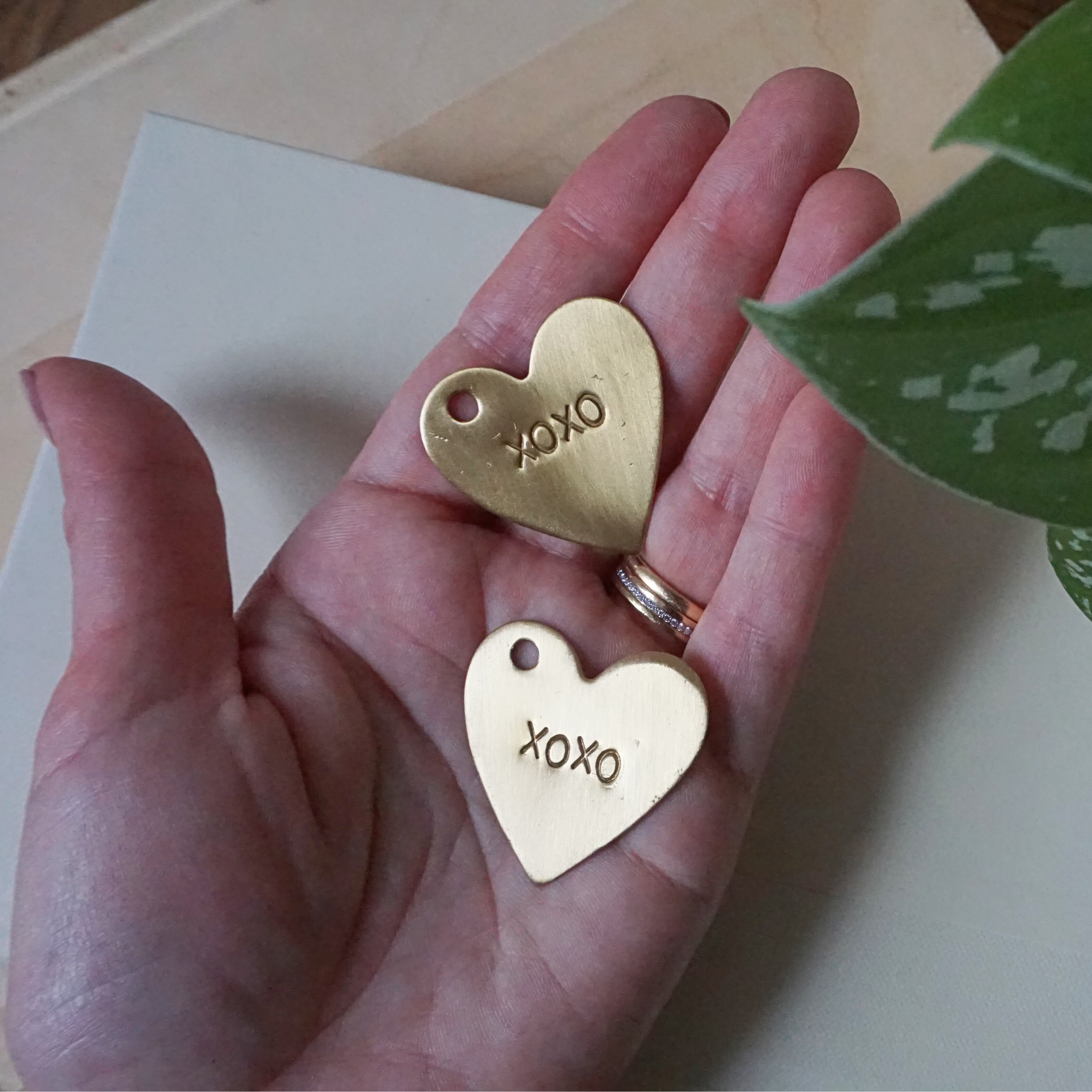 XOXO Brass Tag Set - RIDER