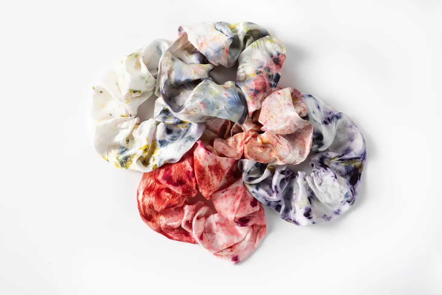 Botanically Dyed Silk Scrunchie