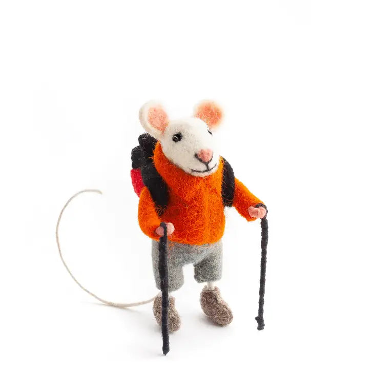 Hiking Felt Mouse - RIDER